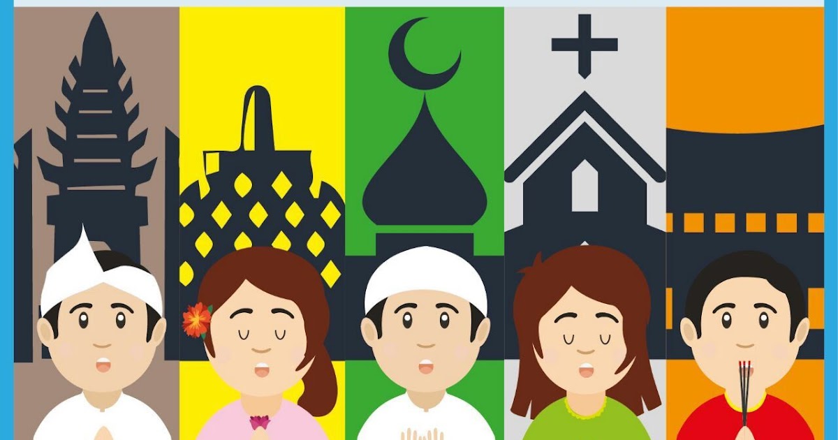 Gambar Poster Keragaman Agama Di Indonesia Keragaman