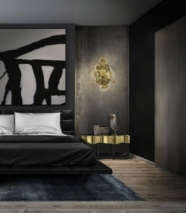 Black Design Inspiration For A Master Bedroom Decor