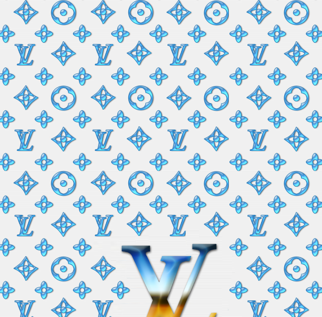 Supreme X Louis Vuitton Blue Wallpapers on WallpaperDog