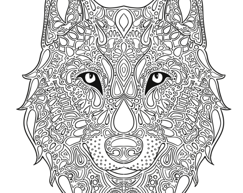 Print Wolf Coloring Pictures - loseyourselfinservice