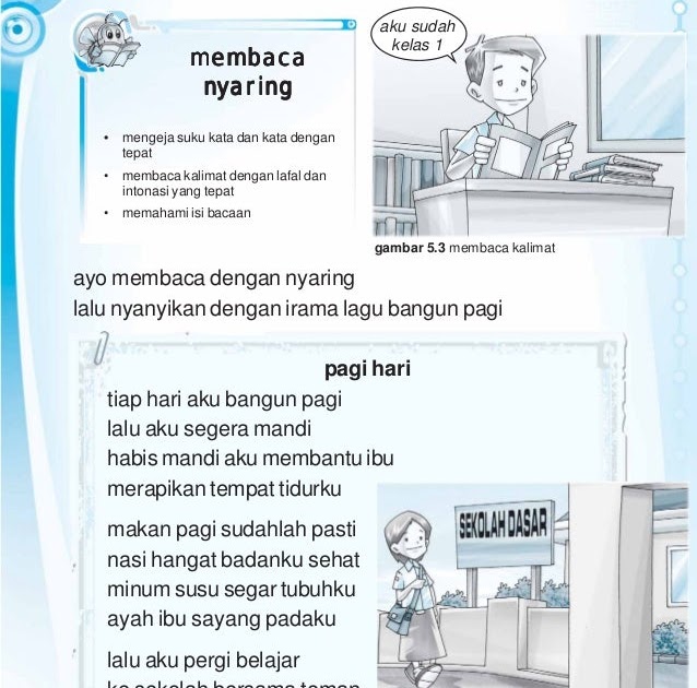 Kalimat Contoh Dikte Untuk Anak Kelas 1 Sd Berbagai Peruntukan