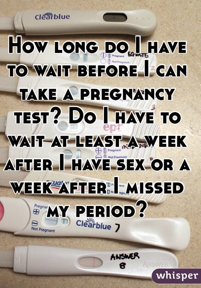 How soon after intercourse can you take a pregnancy test Pregnancy Test How Many Days After Intercourse Pregnancy Test