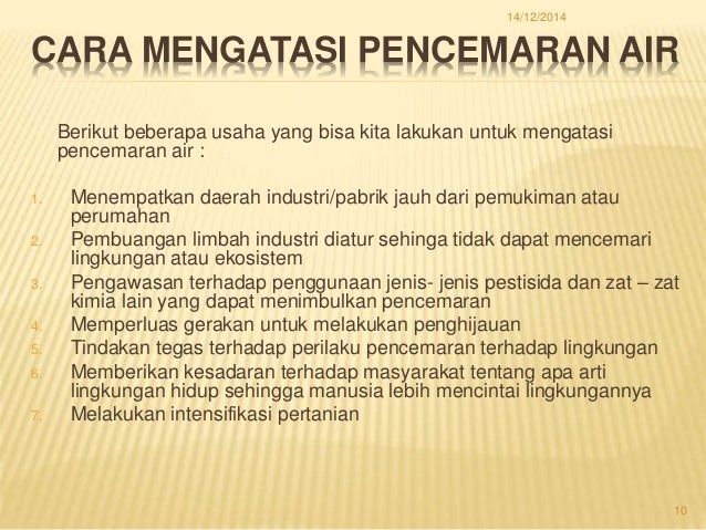 Ceramah Tentang Lingkungan Hidup