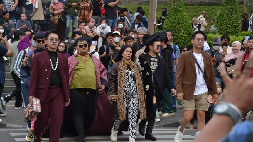 At Citayam Fashion Week, Jakarta's budget fashionistas get their turn on the catwalk