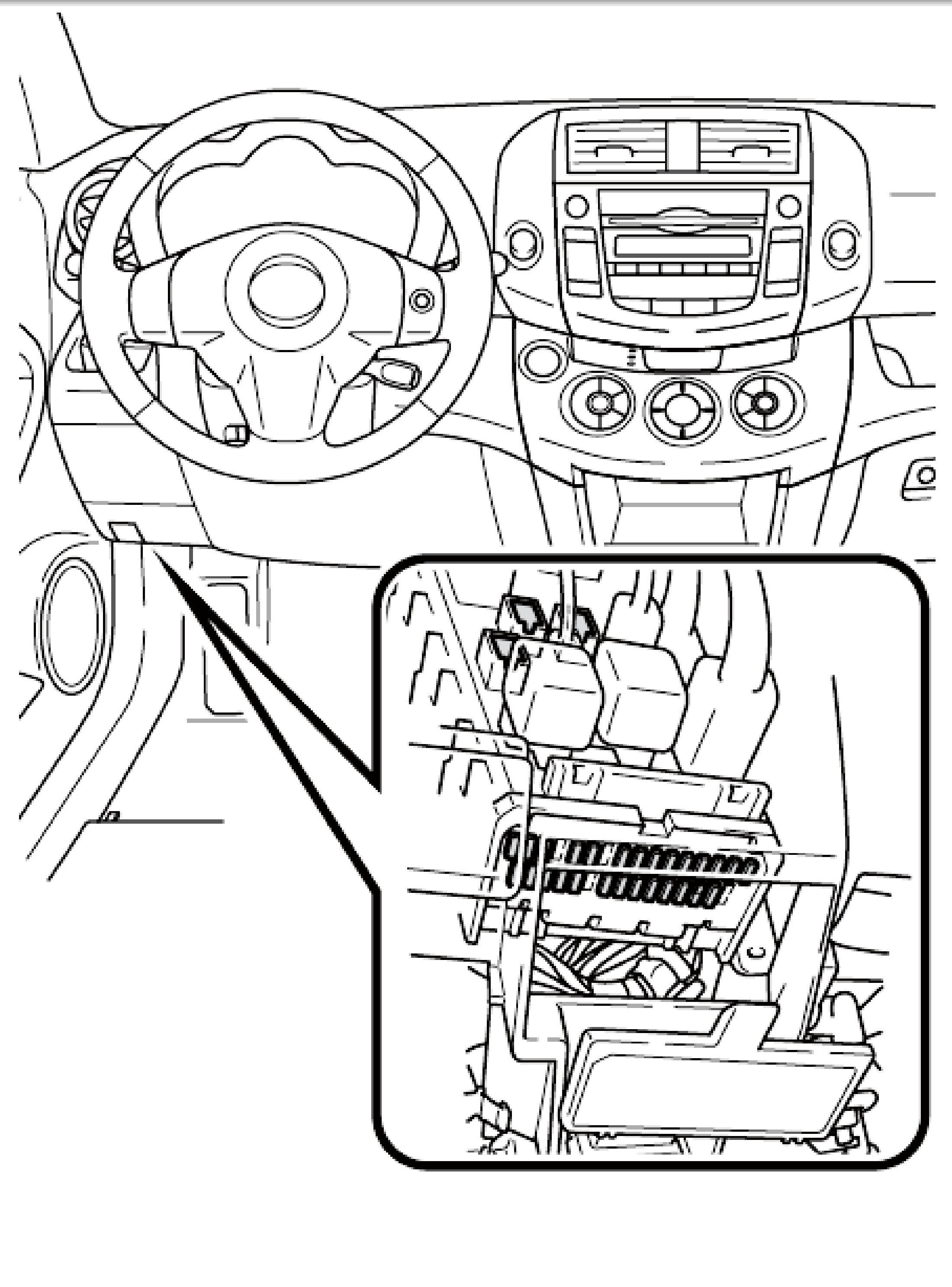 2006 Toyotum Corolla Fuse Box Location