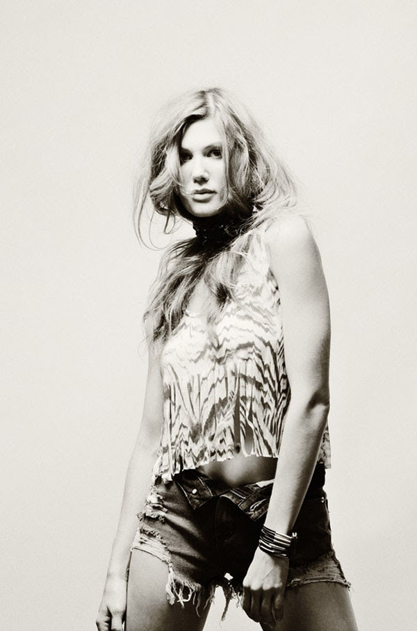 Rachel, Mid Shot, Punk Rock - Studio Modelling Portfolio Shoot.