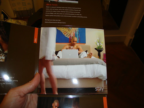 from the brochure for our hotel