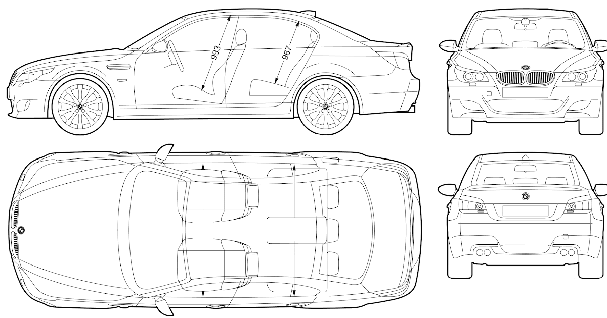 Чертеж машины бмв м5 ф90 BMW M5 E60 CAR hub Дзен