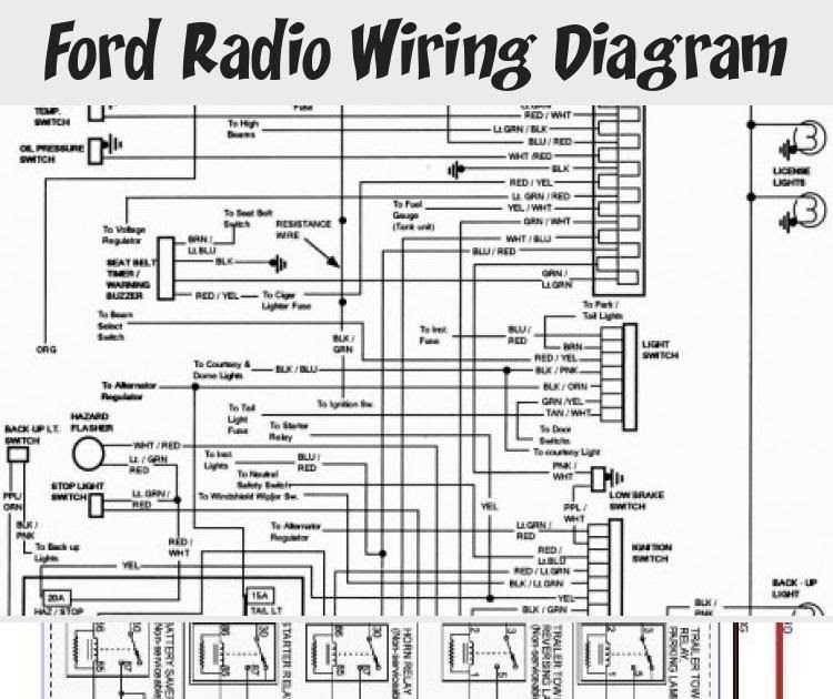 35 1994 Ford Ranger Radio Wiring Harness - Wiring Diagram Online Source