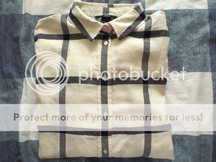 hm monochrome check shirt