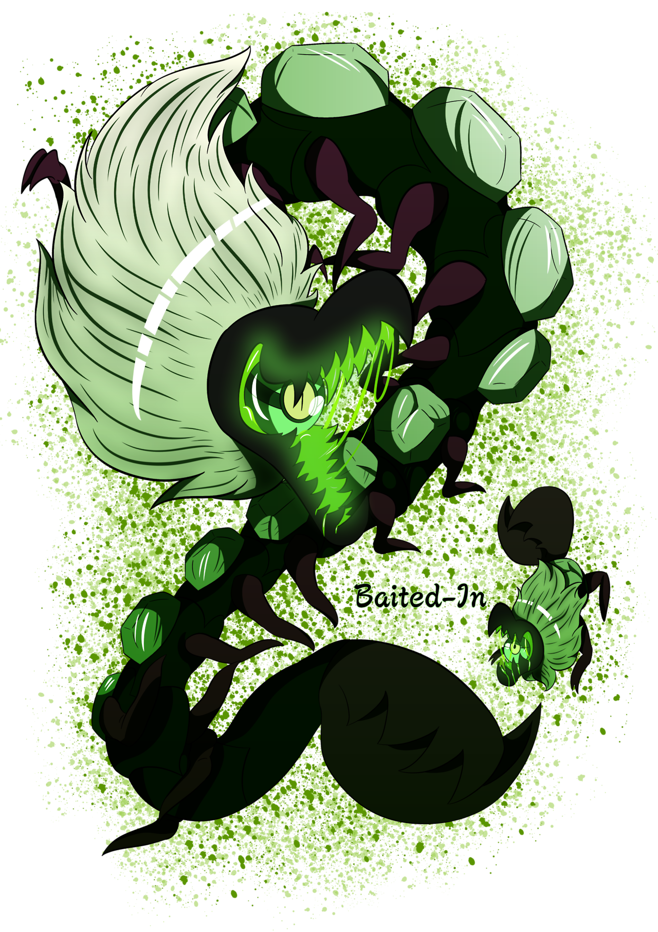 Centipeetle. Sorry guys, this drawing isn’t good, but it was the best I could do.
