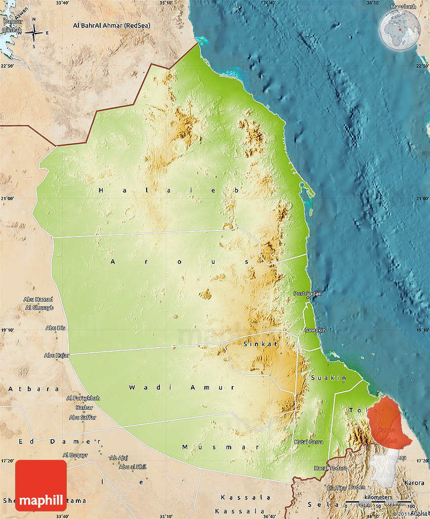 Where Is Red Sea In World Map