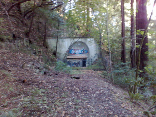 Zayante tunnel, north portal
