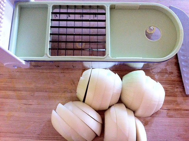 2 Onions, Ready to be Diced