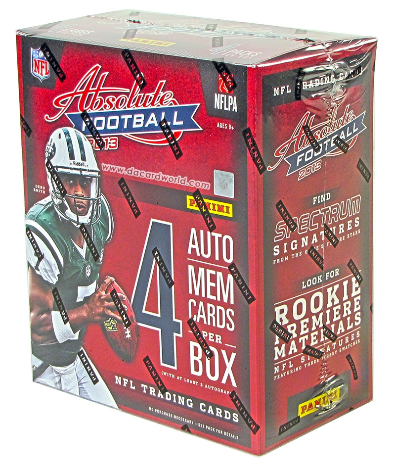 2013 Panini Absolute Football Hobby Box DA Card World 2013 Panini Absolute Football Hobby Box DA Card World