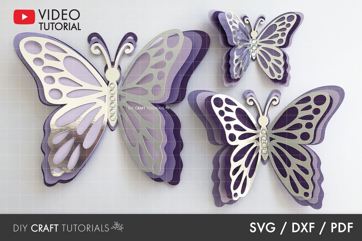 Butterfly Cut Out Cricut - Misskyliedesign Free And Premium Design ...