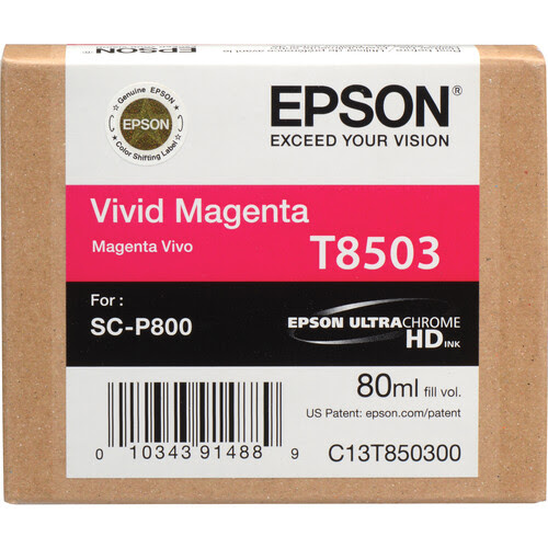 Epson T850 UltraChrome HD 80ml Ink Cartridges Epson T850 UltraChrome HD 80ml Ink Cartridges