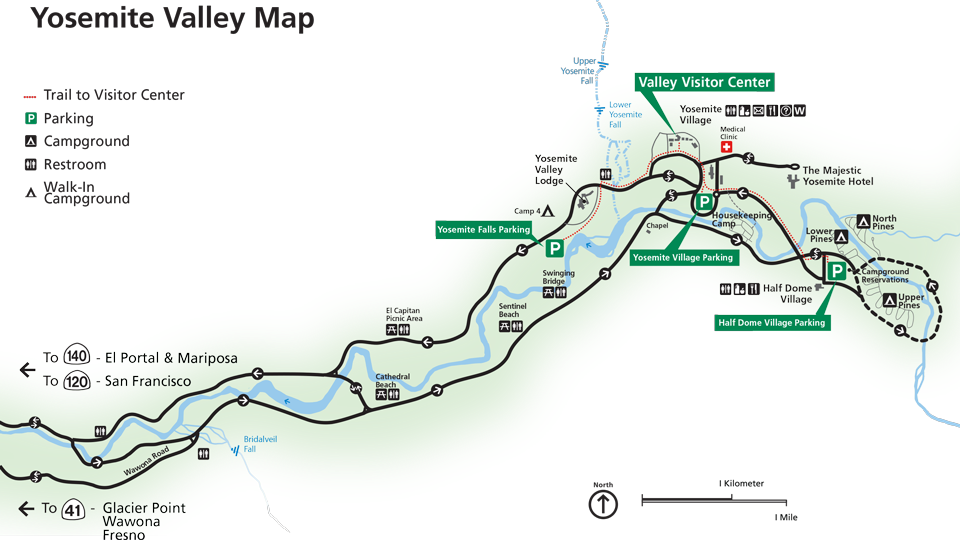 Yosemite Valley Campground Map | Living Room Design 2020