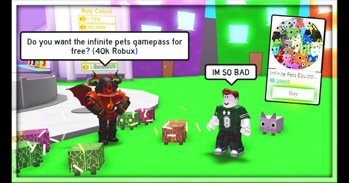 Pet Simulator Infinite Pets Game Pass Roblox How To Get - how to refund robux gamepasses