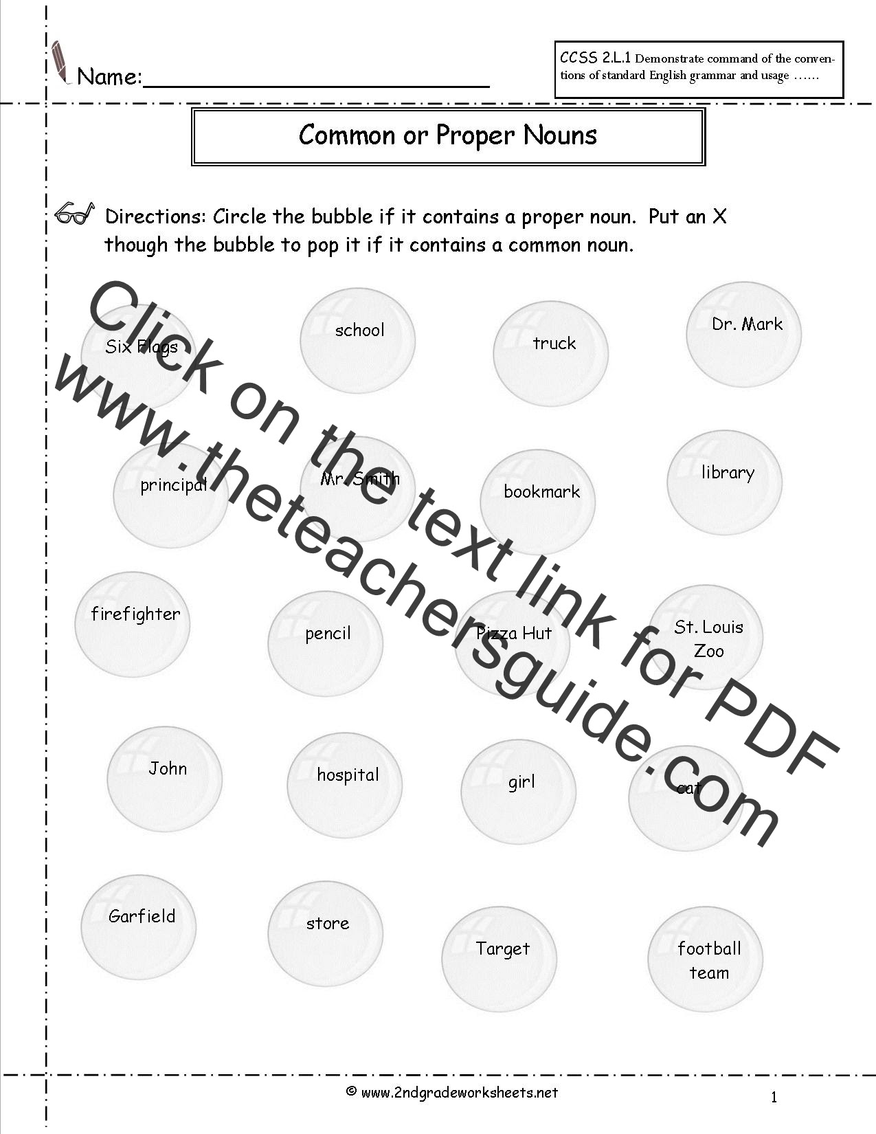 common-nouns-match-worksheet-for-grade-1-your-home-teacher-common-nouns-1st-grade