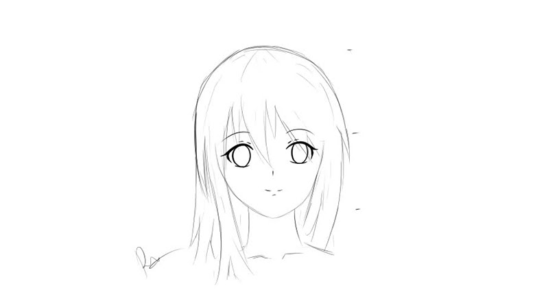 Kumpulan Mewarnai Gambar Sketsa Wajah Anime Perempuan - Desain Interior