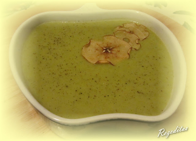 CREMA FRIA DE CALABACÍN Y MANZANA