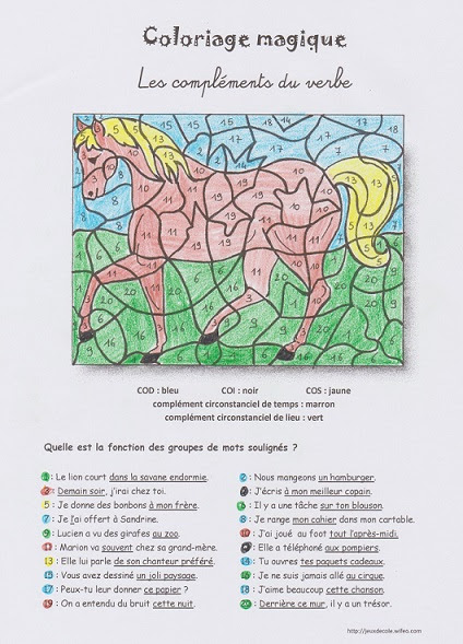 17 Unique Coloriage Magique Famille De Mots