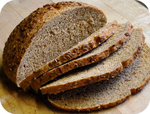 Pumpkin Flax Bread
