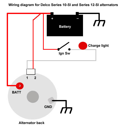 1972 Chevy Alternator Wiring - Wiring Diagram Schemas