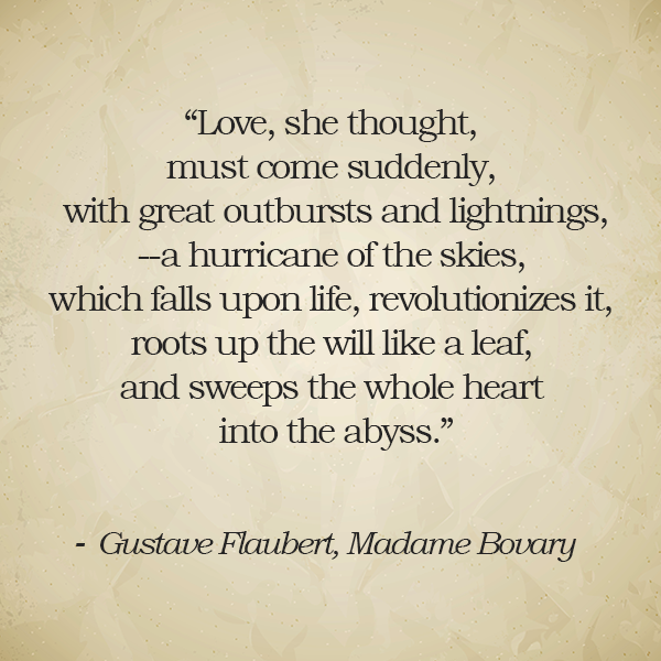 Madame Bovary Quote / Madame Bovary Is Myself Gustave