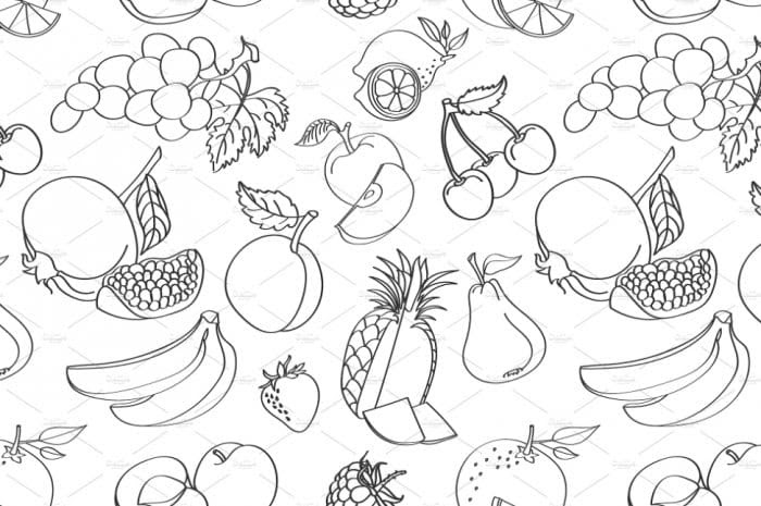 Sketsa Gambar Buah Buahan Pisang - Gambar Buah Buahan
