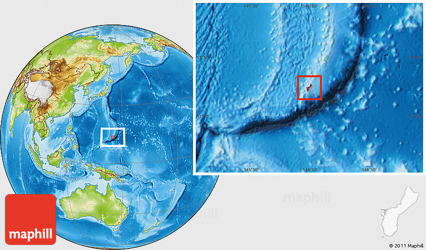 Where Is Guam On The World Map | Mary W Tinsley