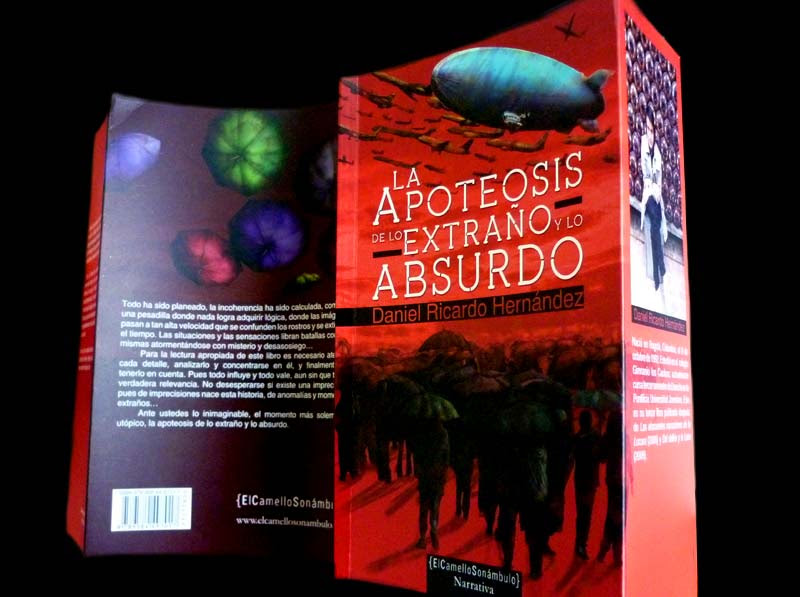 Ilustración y diseño de carátula. La apoteosis de lo extraño y lo absurdo por Hache Holguín Ilustración y diseño de carátula. La apoteosis de lo extraño y lo absurdo por Hache Holguín