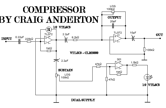 Diy Guitar Compressor Pedal Schematic