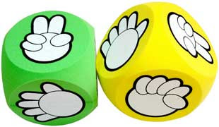 Rock-Paper-Scissors Dice game dice rock paper scissors stone