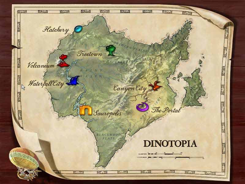 El Pensieve de Dinorider: DINOTOPIA map!