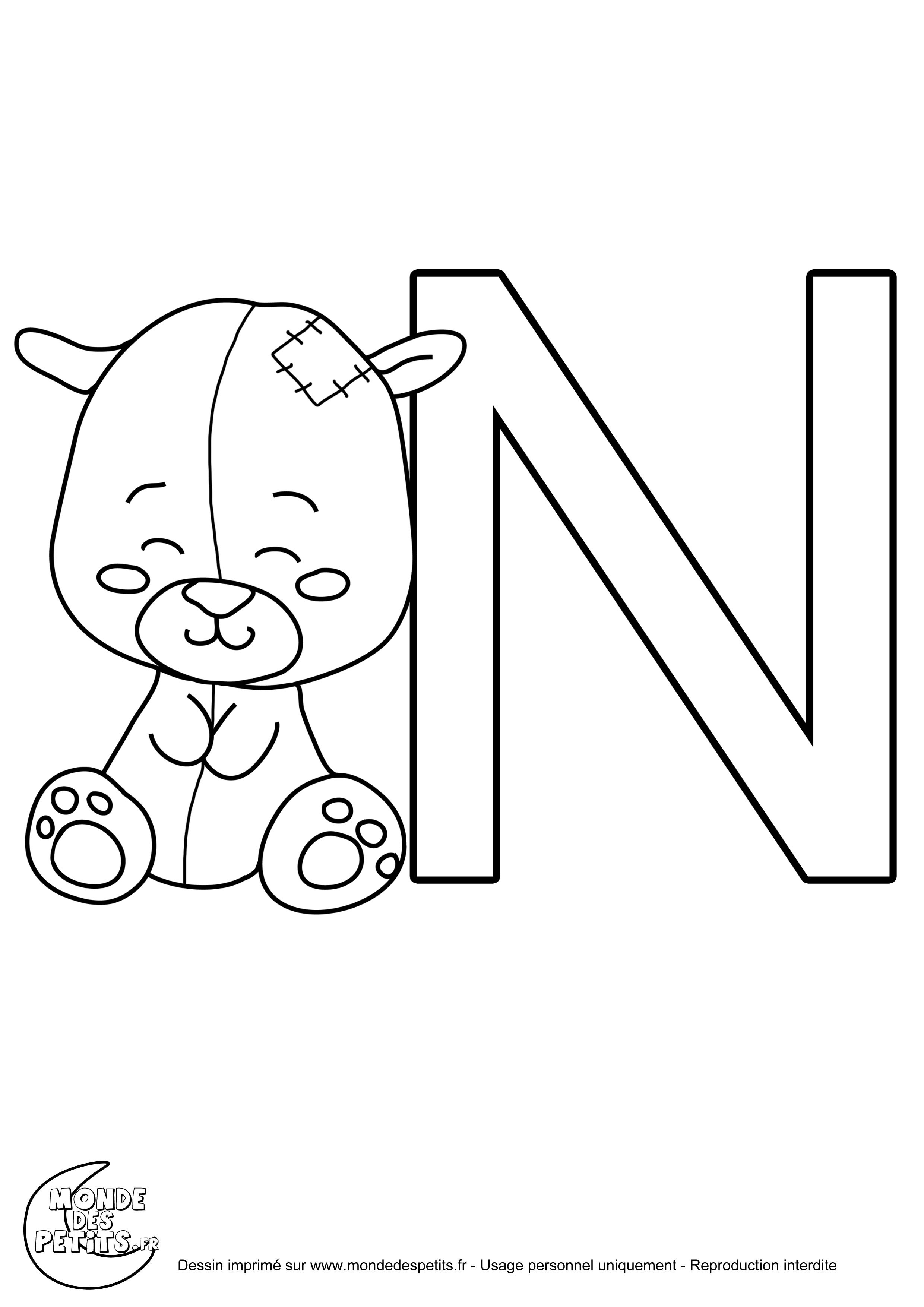 Meilleur De Coloriage Lettre Alphabet Animaux  Imprimer et Obtenir une