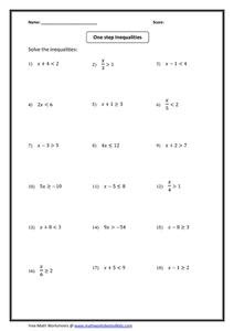 34 6th Grade Math Inequalities Worksheet - Free Worksheet Spreadsheet