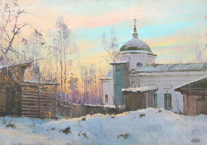 Ефремов Алексей. Морозное утро. Кудымкар