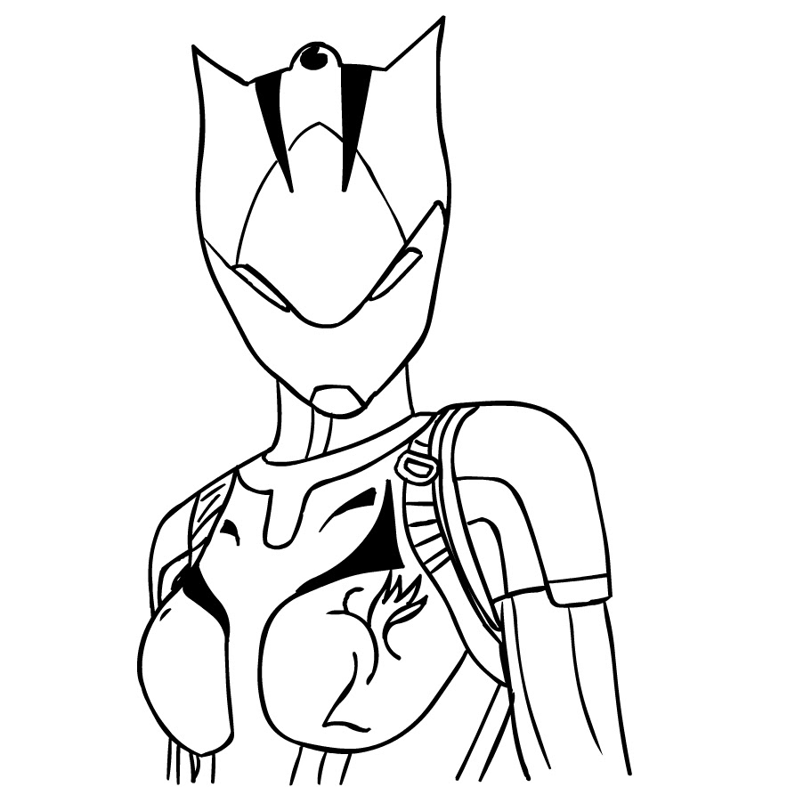 Lynx Drawing Fortnite Pages Fortnite Coloring Pages Lynx Coloring And Drawing