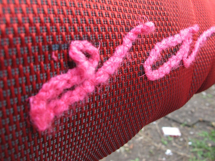 Knit bombing in Copenhagen