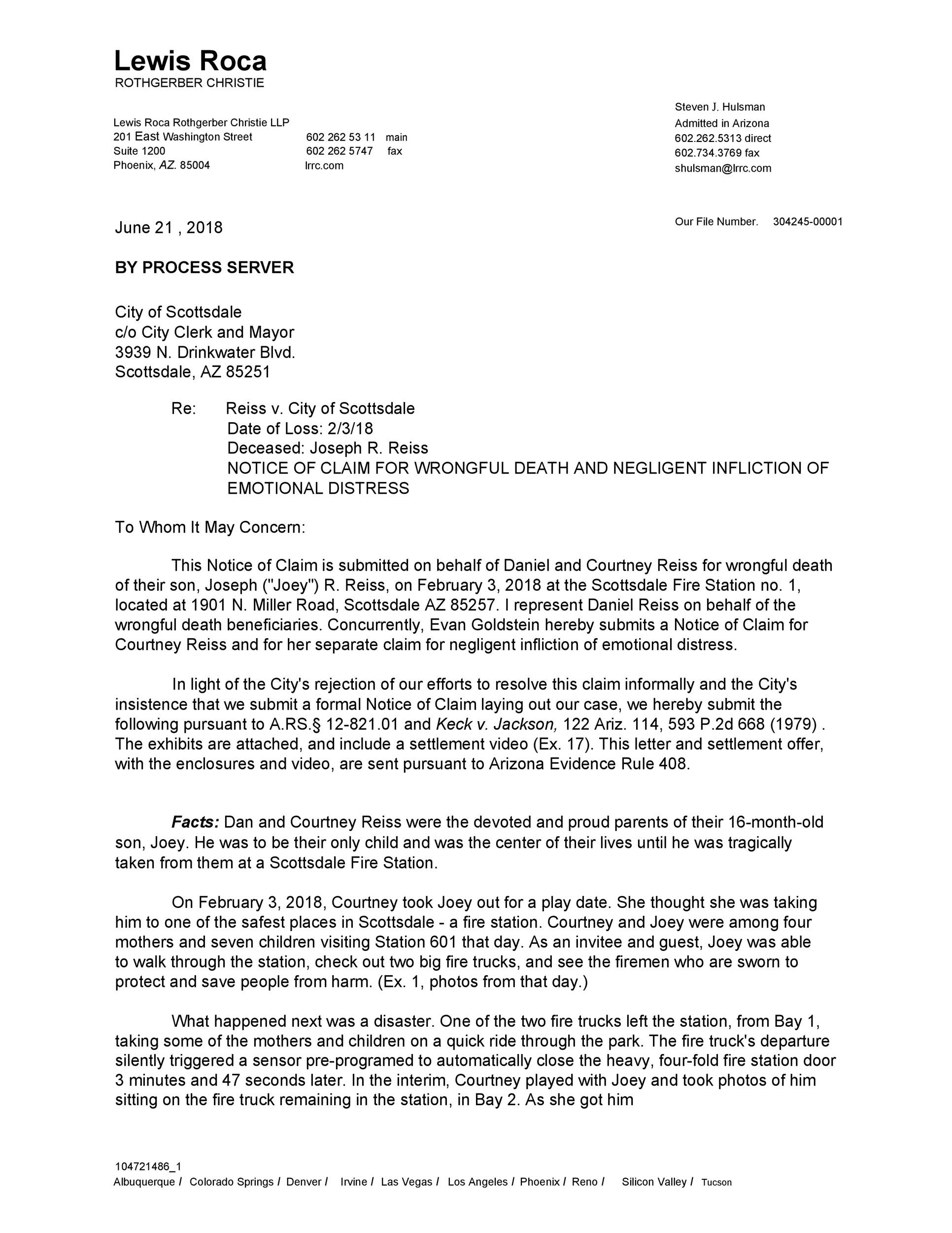 Insurance Claim Letter Sample Master Of Template Document