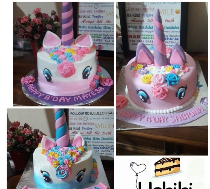 Gambar Kue Unicorn Untuk Mewarnai - Paimin Gambar