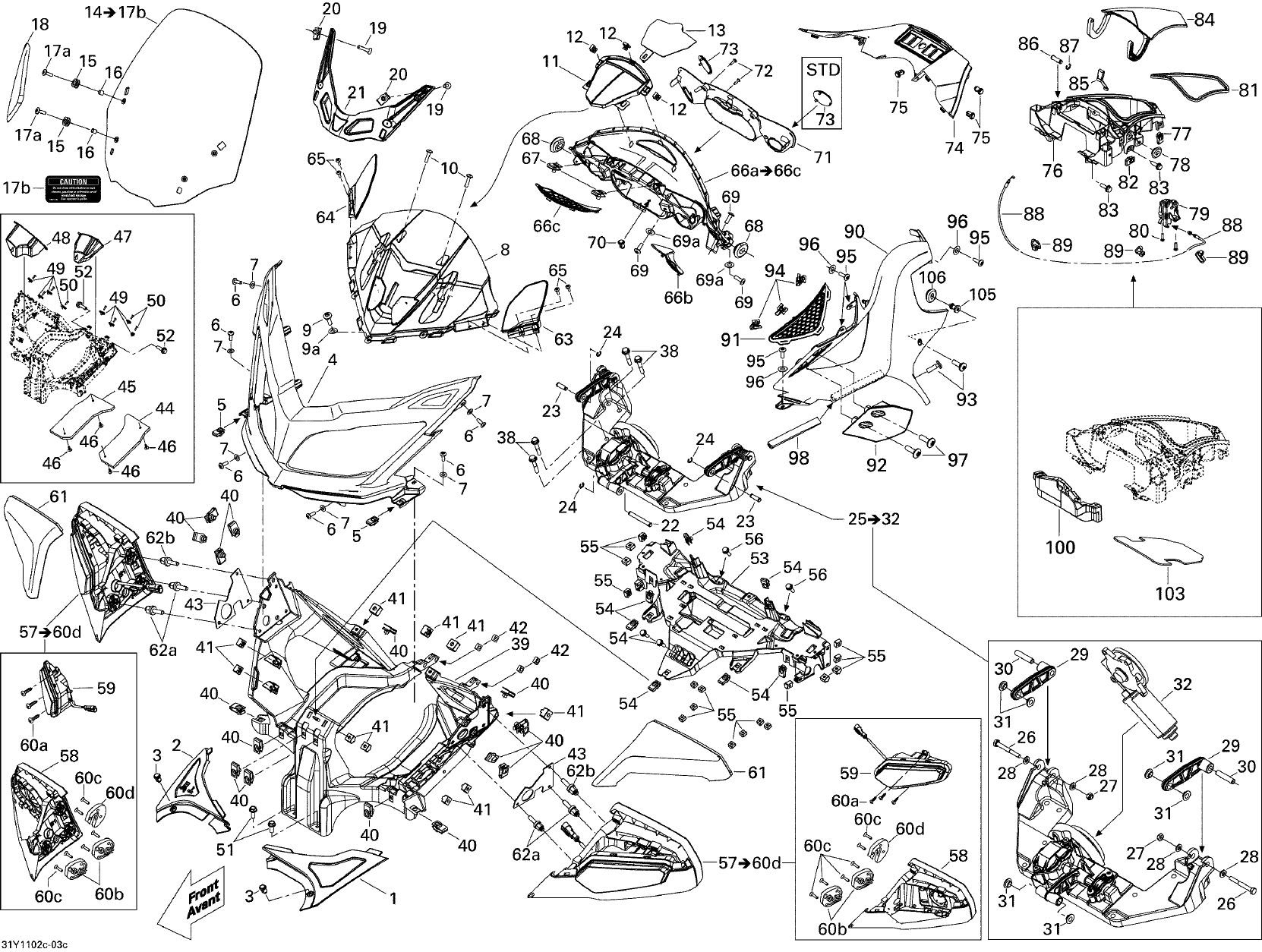 Wiring Diagram: 28 Can Am Outlander Parts Diagram