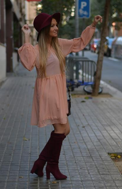 SALMON BABYDOLL DRESS SALMON BABYDOLL DRESS