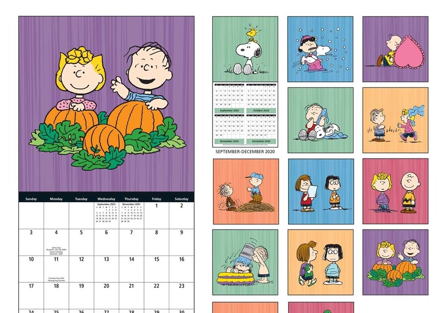 Peanuts 2021 Wall Calendar | Printable March