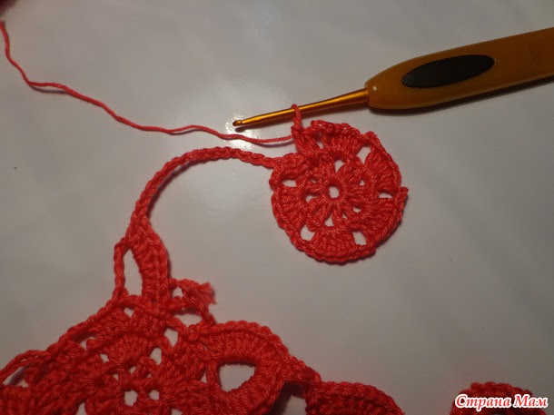 On-line knitting dress from ledi ti with osers