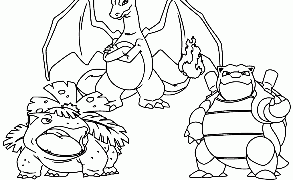 Pokemon Coloring Pages Venusaur - Pokemon Drawing Easy