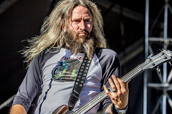 Troy Sanders, bass, Mastodon, Sacramento, Aftershock 2014