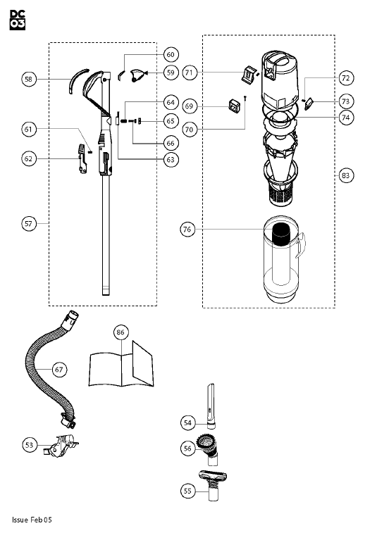 Dyson Dc65 Parts Diagram - Atkinsjewelry
